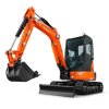 ให้เช่ารถขุด Kubota KX033 รถขุด 3 ตัน (ห้องโดยสารมีแอร์)