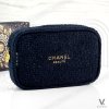 Chanel Blue Midnight Glitter Makeup Pouch