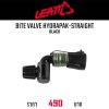 LEATT BITE VALVE HYDRAPAK-STRAIGHT BLACK