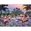 Ravensburger 1000 Piece Jigsaw Puzzle - Pink Flamingos จิ๊กซอว์ 1000 ชิ้น