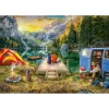 Ravensburger 1000 Piece Jigsaw Puzzle - Camping in Nature จิ๊กซอว์ 1000 ชิ้น