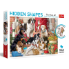 TREFL 1000 Hidden Shapes Piece Jigsaw Puzzle - Doggy Fun จิ๊กซอว์ 1000 ชิ้น