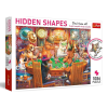 TREFL 1086 Hidden Shapes Piece Jigsaw Puzzle - Game Night จิ๊กซอว์ 1000 ชิ้น+
