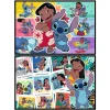 TREFL 2x200 Piece Jigsaw Puzzle - The happy life of Stitch จิ๊กซอว์เด็ก 7 ปี+