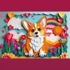 TREFL 160 Piece Jigsaw Puzzle - 40th anni Paper Art: Little dog จิ๊กซอว์เด็ก 6 ปี+