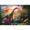 TREFL 100 Piece Jigsaw Puzzle - Dinosaurs' land จิ๊กซอว์สำหรับเด็ก 5 ปี+