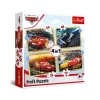 TREFL 4in1 Jigsaw Puzzle - Ready, steady, go! / Cars 3