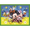 TREFL 4in1 Jigsaw Puzzle - Among the friends, Mickey Mouse Funhouse  / Disney จิ๊กซอว์เด็ก 3 ปี+