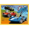 TREFL 4in1 Jigsaw Puzzle - Hot Wheels vehicles จิ๊กซอว์เด็ก 4 ปี+