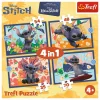 TREFL 4in1 Jigsaw Puzzle - Holidays in Hawaii / Stitch The Movie จิ๊กซอว์เด็ก 4 ปี+