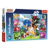 TREFL 100 Piece Jigsaw Puzzle - Meet Sonic จิ๊กซอว์เด็ก 5 ปี+