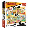 TREFL 4in1 Jigsaw Puzzle - Garfield loves lasagna จิ๊กซอว์เด็ก 4 ปี+