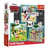 TREFL 3in1 Jigsaw Puzzle - Mickey Mouse with friends / Disney จิ๊กซอว์เด็ก 3 ปี+
