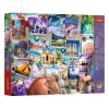 TREFL 500 PP Piece Jigsaw Puzzle - Tea Time: Travel Memories จิ๊กซอว์ 500 ชิ้น