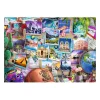 TREFL 500 PP Piece Jigsaw Puzzle - Tea Time: Travel Memories จิ๊กซอว์ 500 ชิ้น