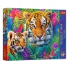 TREFL 500 PP Piece Jigsaw Puzzle - Tea Time: Tigers in the Jungle จิ๊กซอว์ 500 ชิ้น