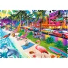 TREFL 600 Crazy Shapes Piece Jigsaw Puzzle - Miami Beach จำนวน 600 ชิ่น
