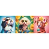 TREFL 500 Panorama Piece Jigsaw Puzzle - Doggie Fashion Week จิ๊กซอว์ 500 ชิ้น