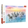 TREFL 500 Piece Jigsaw Puzzle - Galloping white horses จิ๊กซอว์ 500 ชิ้น
