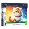 TREFL 500 UFT Piece Jigsaw Puzzle - Charming Kitten จิ๊กซอว์ 500 ชิ้น