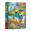 TREFL 2x500 Piece Jigsaw Puzzle - Summertime relax จิ๊กซอว์ 500 ชิ้น