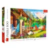 TREFL 500 Piece Jigsaw Puzzle - Cabin in the Mountains จิ๊กซอว์ 500 ชิ้น