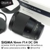 Sigma 16mm F1.4