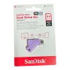 Sandisk Dual FlashDrive#SDDDC3-64GB Dual USB -TypeCสีม่วง