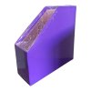 กล่องใส่แฟ้มกระดาษ#1ช่องสีม่วง(4x11x12นิ้ว)