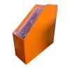 กล่องใส่แฟ้มกระดาษ#1ช่องสีส้ม(4x11x12นิ้ว)