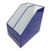 กล่องใส่แฟ้มกระดาษ#2ช่องสีน้ำเงิน(8x12x12นิ้ว)