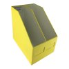 กล่องใส่แฟ้มกระดาษ#2ช่องสีเหลือง(8x12x12นิ้ว)