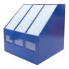 กล่องใส่แฟ้มกระดาษ#3ช่องสีน้ำเงิน(12x12x12นิ้ว)