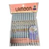 ปากกาลูกลื่นLamoon#LM1108สีน้ำเงินด้ามกดหัว0.38มม(12ด้าม/แพ็ค)