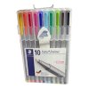 ปากกาหัวเข็มสเต็ดเลอร์#ไตรพลัสหัว0.3มมชุด10สี