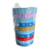 เทปสีหลุยส์พิมพ์ลายThankYou#15มมx45หลาคละสี(10ม้วน/แพ็ค)