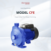 ปั๊มน้ำหอยโข่ง STAC รุ่น CFE Series ใบพัด Noryl กราฟสมรรถนะและขนาดมิติ | สหคิมมอเตอร์