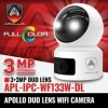 กล้องวงจรปิดเชียงใหม่ ไร้สาย Apollo 3MP พร้อมบริการติดตั้ง