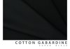 COTTON GABARDINE - BLACK