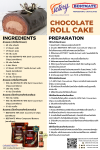 Chocolate Roll Cake Chocolate Roll Cake