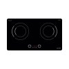 Built-in ceramic hob 2 burners 70 cm with Schott Ceran glass and rounded edges