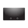 Built-in electric hob 2 burners 70 cm with induction and ceramic burners and Schott Ceran glass