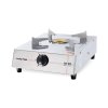 Single burner gas stove with aluminum burner and stainless steel body