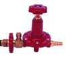 หัวปรับแรงดันแก๊ส ชนิดแรงดันสูง สีแดง รุ่นวาล์วเซฟตี้