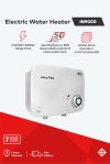 Electric water heater with ESD safety system and multi point use