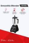 Heavy duty blender with 1500W power and 18 speed levels