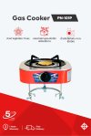 Single Burner Gas Stove with Hose and Regulator Set