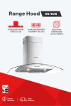 Canopy Range Hood with Aluminum Filter and LED Light