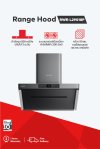 เครื่องดูดควัน ทรง Slope ขนาด 90 ซม. ระบบต่อท่อออก สีเทา เชื่อมต่อเตาแก๊สได้ (Nexus)