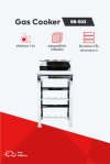 2 Tier Gas Stove Stand with Stainless Steel Structure